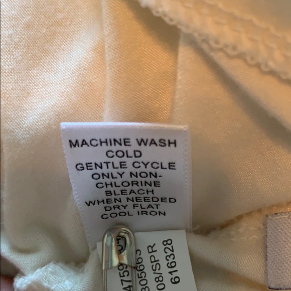 Banana Republic Cream Collared Blouse, Small, GUC - Picture 6 of 6